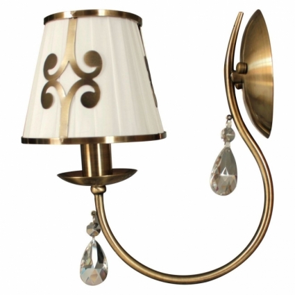 Бра Toplight Dorris TL7500B-01AB в стиле модерн, цвет белый, мощность 40 Вт