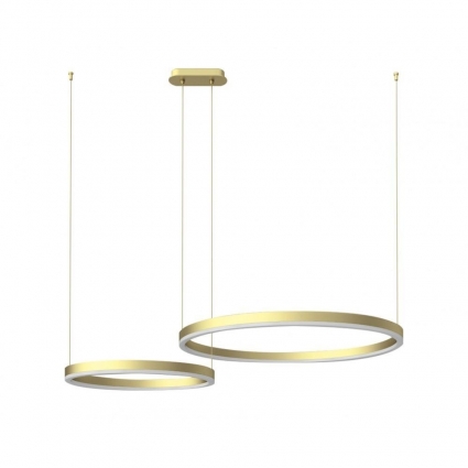 Подвесная светодиодная люстра Kink Light Тор 08219,32P, в стиле Хай-тек, цвет матовое золото