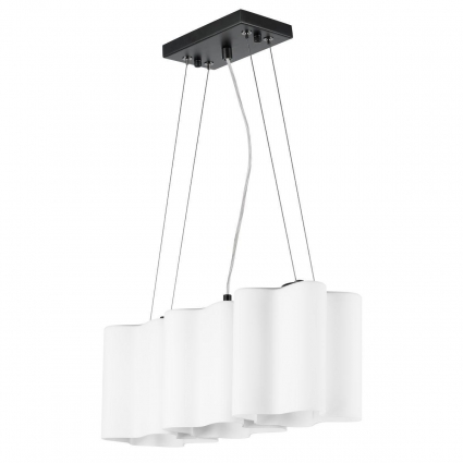 Подвесная люстра Lightstar Nubi 802137 в стиле арт-деко, цвет белый, мощность 120 Вт