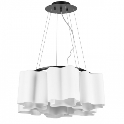 Подвесная люстра Lightstar Nubi 802167 в стиле арт-деко, цвет белый, мощность 240 Вт