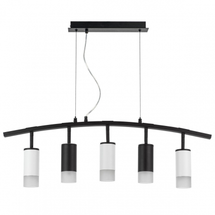 Подвесная люстра Lightstar Rullo (571735+214437-2+214436-3+202431-5) LR7353723631 в стиле Хай-тек, цвет черный