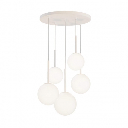 Подвесная люстра Maytoni Basic form MOD321PL-05W в стиле модерн, цвет матовый