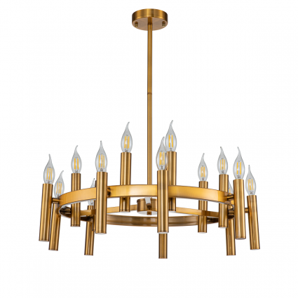 Подвесная люстра Stilfort Leonardo 2156/05/15P в классическом стиле, цвет бронза