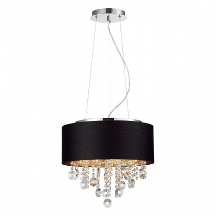 Подвесная люстра ST Luce Lacchia SL1350.403.04 в стиле арт-деко, цвет черный
