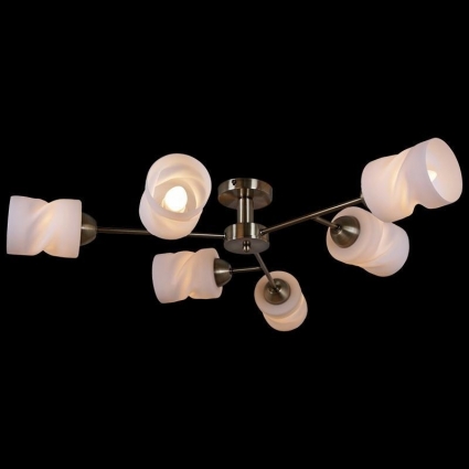 Потолочная люстра Illumico IL0283-6CSQ-79 AB в стиле модерн, цвет античная бронза