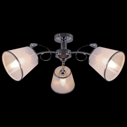 Потолочная люстра Illumico IL0338-3CSQ-29 CR в стиле модерн, цвет хром
