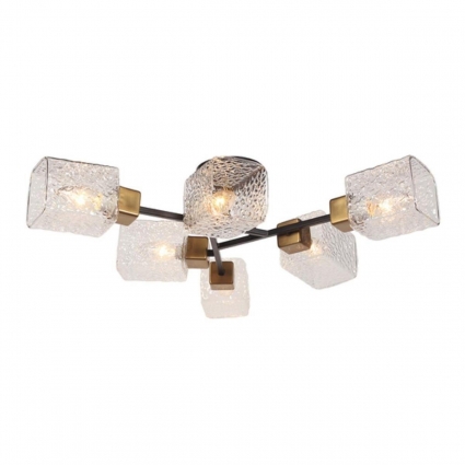 Потолочная люстра Arte Lamp Chicago A1547PL-6BK в стиле модерн, цвет бронза