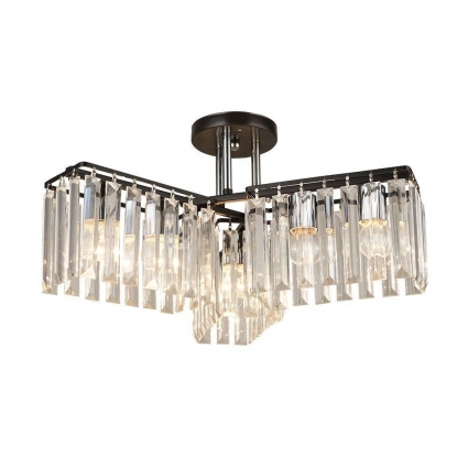 Потолочная люстра Seven Fires Berit WD3548/6C-BK-CR-CL в стиле модерн, цвет черный