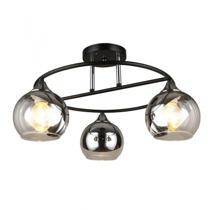 Потолочная люстра Seven Fires Rumo WD3527/3C-BK-CR-CL в стиле Хай-тек, цвет хром