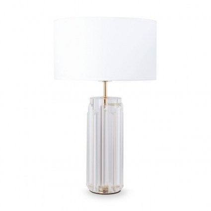 Настольная лампа Maytoni Muse MOD304TL-01G в стиле арт-деко, цвет белый