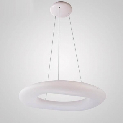 Подвесной светильник Azzardo Donut Pendant 91 CCT AZ2675 в современном стиле, цвет белый