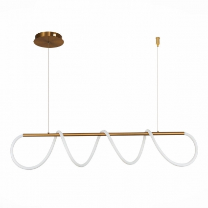 Подвесной светодиодный светильник ST Luce Sagrato SL6102.303.45 в стиле Хай-тек, цвет белый