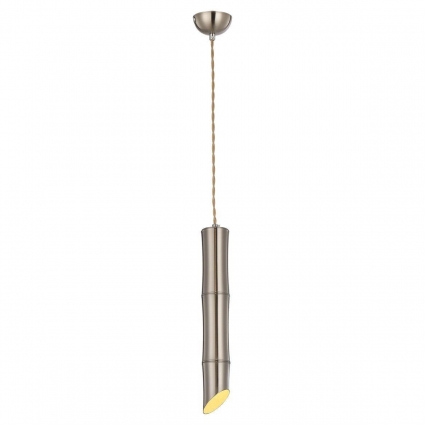 Подвесной светильник Lussole Bamboo LSP-8565 цвет никель, мощность 50 Вт