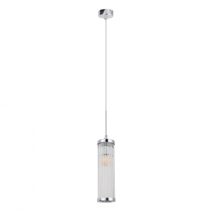 Подвесной светильник Crystal Lux Tadeo SP1 D100 Chrome/Transparente цвет хром, мощность 40 Вт