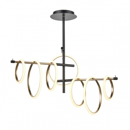 Потолочный светильник Vele Luce Bellezza VL7262L07 в стиле Хай-тек, цвет черный