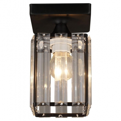 Потолочный светильник Seven Fires Netta WD3519/1C-BK-CL в стиле модерн, цвет черный