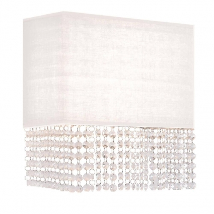 Настенный светильник Azzardo Glamour wall AZ1590 в стиле арт-деко, цвет белый