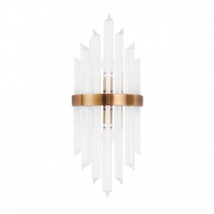 Настенный светильник Lumina Deco Ringletti LDW 8017-2 MD в стиле модерн, цвет бронза