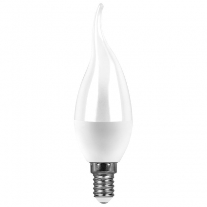 Лампа светодиодная Saffit E14 15W 4000K матовая SBC3715 55205 цвет белый