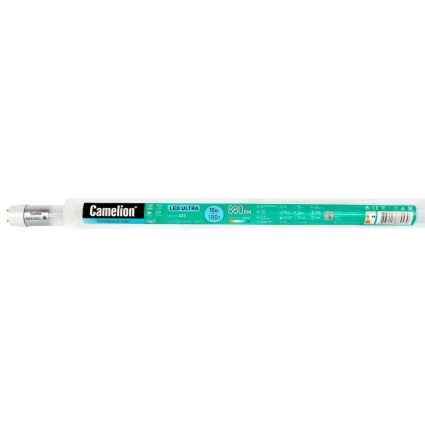 Лампа светодиодная Camelion G13 10W 4000K LED10-T8-60/840/G13 13720 цвет белый
