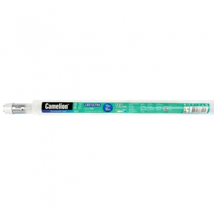Лампа светодиодная Camelion G13 10W 6500K LED10-T8-60/865/G13 13590 цвет белый