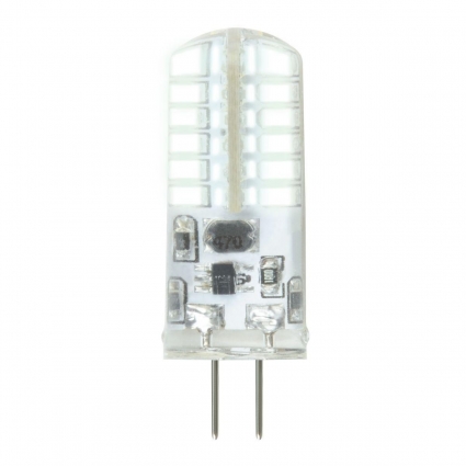 Лампа светодиодная Uniel G4 3W 3000K прозрачная LED-JC-12/3W/4000K/G4/CL SIZ05TR UL-00010367 цвет прозрачный