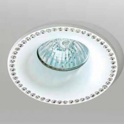 Встраиваемый светильник Azzardo Adamo Midst Diamond AZ2738 в современном стиле, цвет белый