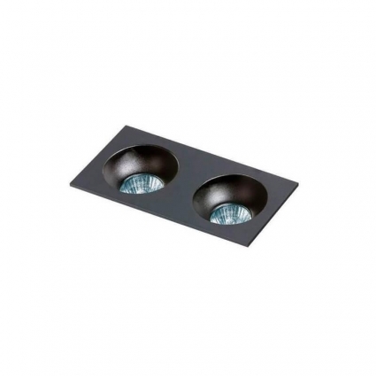 Встраиваемый светильник Azzardo Hugo 2 downlight AZ1740 (Без рефлектора) в современном стиле, цвет черный