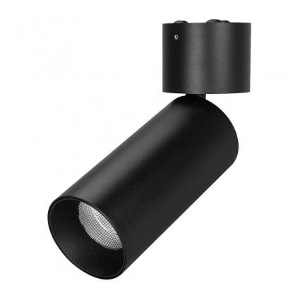 Потолочный светодиодный светильник Arlight SP-Polo-Surface-Flap-R65-8W Warm3000 027530 в современном стиле, цвет черный
