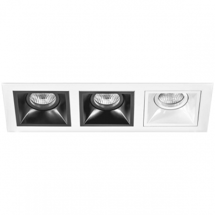 Встраиваемый светильник Lightstar Domino (214536+214507+214507+214506) D536070706 в стиле Хай-тек, цвет белый