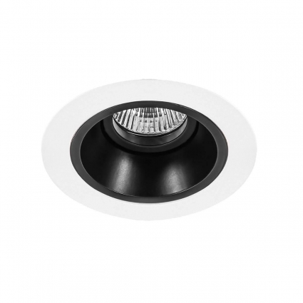 Встраиваемый светильник Lightstar Domino (214616+214607) D61607 в стиле Хай-тек, цвет черный
