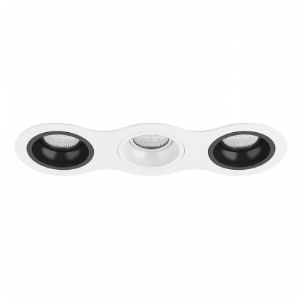 Встраиваемый светильник Lightstar Domino (214636+214607+214606+214607) D636070607 в стиле Хай-тек, цвет белый