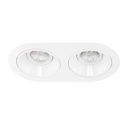 Встраиваемый светильник Lightstar Domino (214656+214606+214606) D6560606 в стиле Хай-тек, цвет белый
