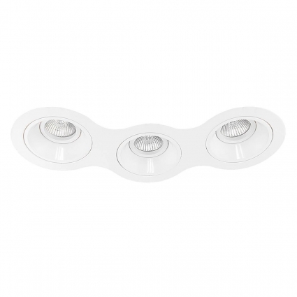 Встраиваемый светильник Lightstar Domino (214696+214606+214606+214606) D696060606 в стиле Хай-тек, цвет белый