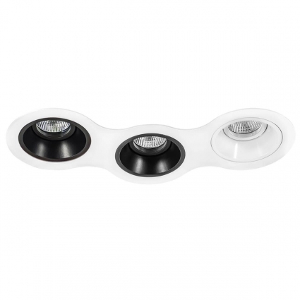 Встраиваемый светильник Lightstar Domino (214696+214607+214607+214606) D696070706 в стиле Хай-тек, цвет белый