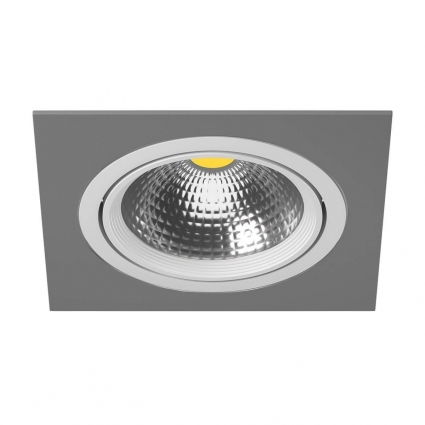 Встраиваемый светильник Lightstar Intero 111 (217819+217906) i81906 в стиле Хай-тек, цвет серый