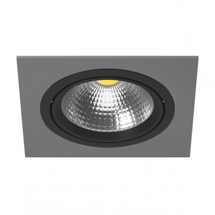 Встраиваемый светильник Lightstar Intero 111 (217819+217907) i81907 в стиле Хай-тек, цвет серый