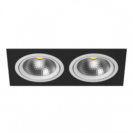 Встраиваемый светильник Lightstar Intero 111 (217827+217906+217906) i8270606 в стиле Хай-тек, цвет черный