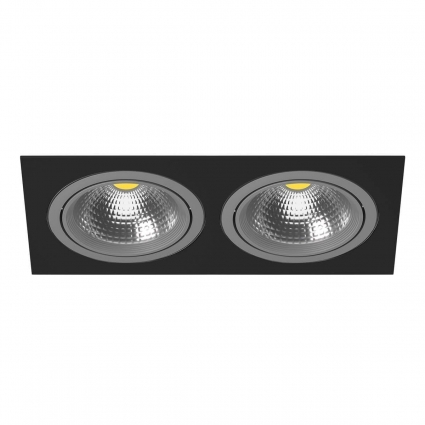 Встраиваемый светильник Lightstar Intero 111 (217827+217909+217909) i8270909 в стиле Хай-тек, цвет серый