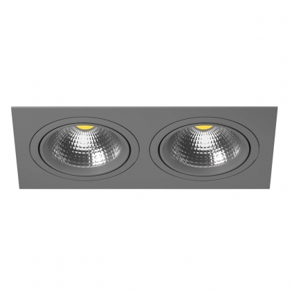 Встраиваемый светильник Lightstar Intero 111 (217829+217909+217909) i8290909 в стиле Хай-тек, цвет серый