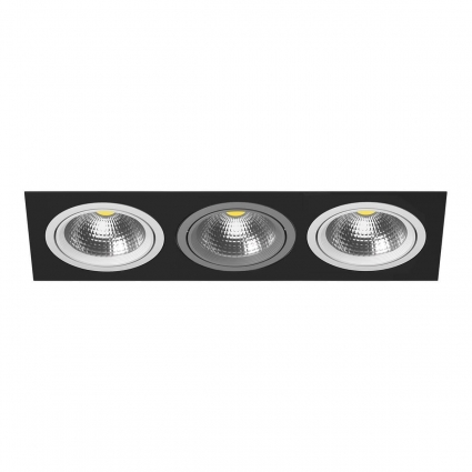Встраиваемый светильник Lightstar Intero 111 (217837+217906+217909+217906) i837060906 в стиле Хай-тек, цвет черный