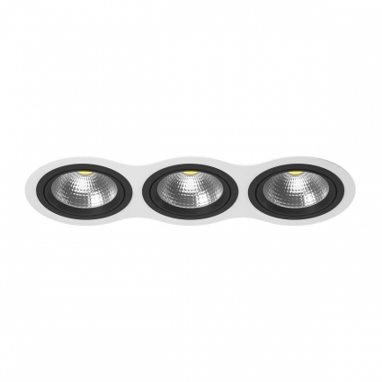 Встраиваемый светильник Lightstar Intero 111 (217936+217907+217907+217907) i936070707 в стиле Хай-тек, цвет черный