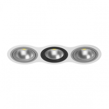 Встраиваемый светильник Lightstar Intero 111 (217936+217909+217907+217909) i936090709 в стиле Хай-тек, цвет белый