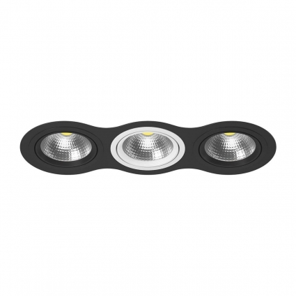Встраиваемый светильник Lightstar Intero 111 (217937+217907+217906+217907) i937070607 в стиле Хай-тек, цвет черный