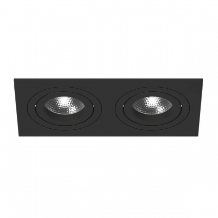 Встраиваемый светильник Lightstar Intero 16 (217527+217607+217607) i5270707 в стиле Хай-тек, цвет черный