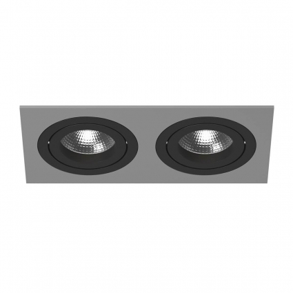 Встраиваемый светильник Lightstar Intero 16 (217529+217607+217607) i5290707 в стиле Хай-тек, цвет черный