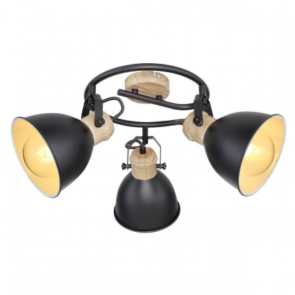 Спот Globo Wiho 54018-3S цвет черный, мощность 120 Вт