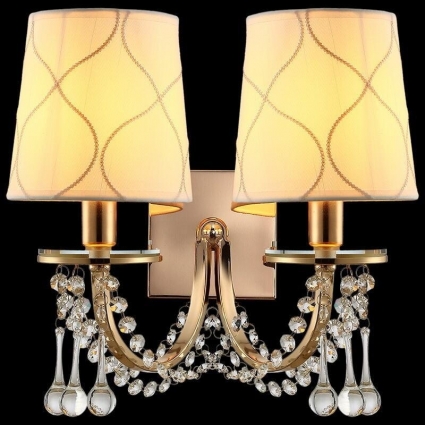 Бра Illumico IL5259-2W-37 GD в стиле модерн, цвет золотой, мощность 80 Вт