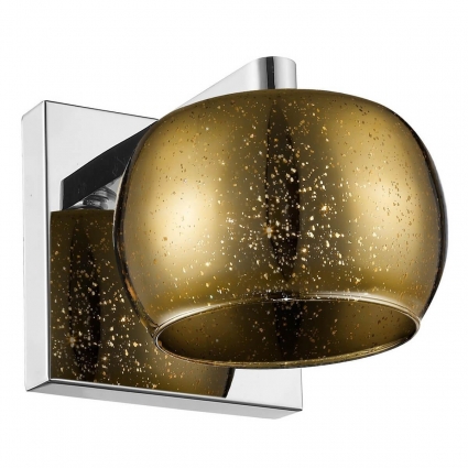 Бра Zumaline Vista W0076-01B-B5GQ в стиле модерн, цвет золотой, мощность 42 Вт