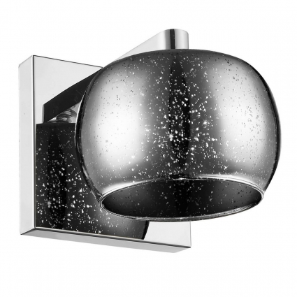 Бра Zumaline Vista W0076-01B-B5GR в стиле модерн, цвет серебро, мощность 42 Вт